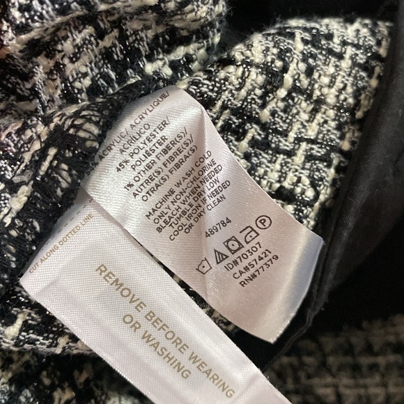 Tweed high waisted shorts - Picture 4 of 5